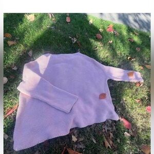 Beautiful Zara baby pink blanket style sweater all cotton